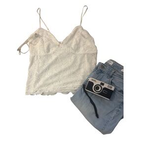 No Boundaries White Lace Camisole